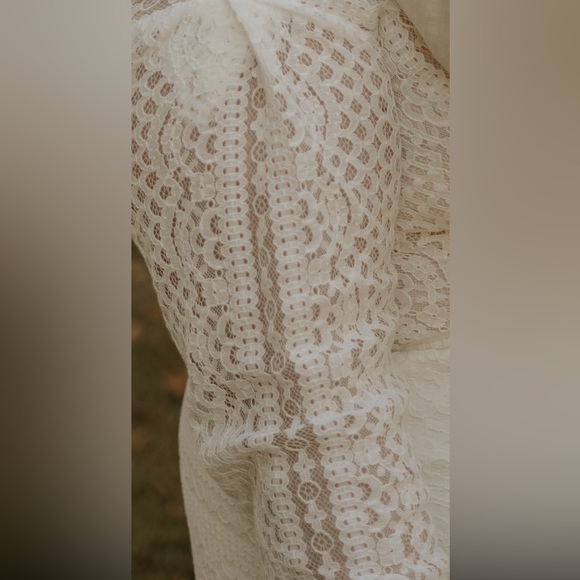 Boho Wedding Dress- size 24 - Picture 6 of 11